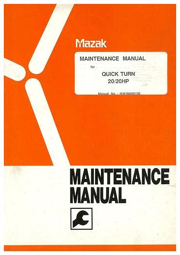 mazak manual pdf